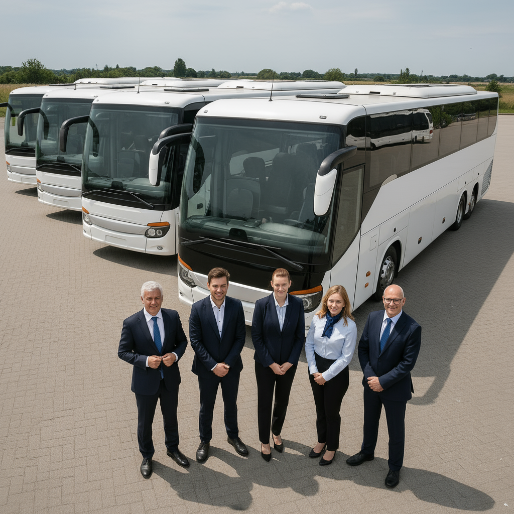 Sweden bus rental service providing transport across Swedish cities and regions